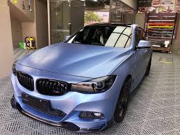 Blue Car Wrap